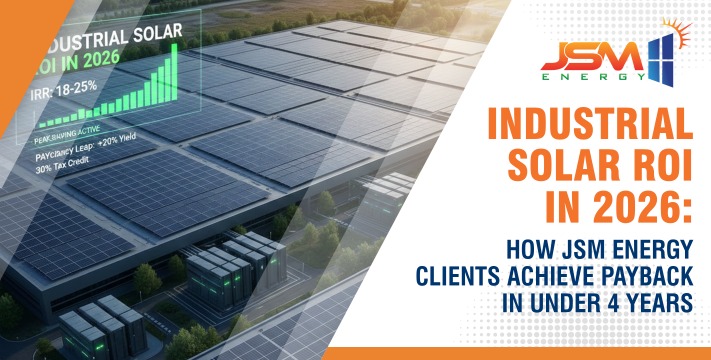 Industrial Solar ROI in 2026: How JSM Energy Clients Achieve Pack iaybn Under 4 Years